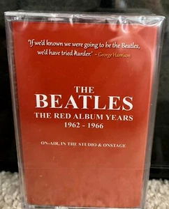 The BEATLES RED YEARS 1962-1966 NEW CASSETTE Special Edition RED Limited Edition - Picture 1 of 1