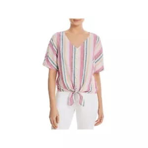 Damen-Bluse BEACHLUNCHLOUNGE KOLLEKTION rosa V-Ausschnitt XS B4 PS - Bild 1 von 2