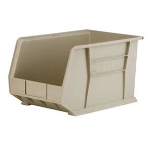 Paquete de 6 pila y contenedor colgante Akro-Mils 30260STONE 10H x 11W x piedra 18D - Imagen 1 de 1