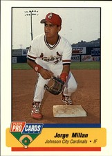 1994 Johnson City Cardinals Fleer/ProCards #3710 Jorge Millan 