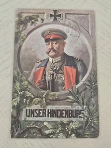 Deutsche AK Paul von Hindenburg postalisch gebraucht - Bild 1 von 2