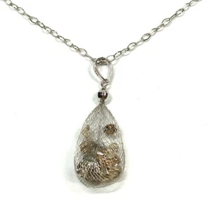 Floating Caged Shaker Multi Diamond 2ct  Custom 18k White Gold Pendant Necklace  - Picture 1 of 24