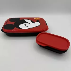Tupperware Disney Mickey Mouse Slim Lunch Unterteilt Behälter Kinder - Bild 1 von 6