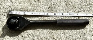 VINTAGE 10 INCH 1/2 INCH DRIVE PROTO PROFESSIONAL RATCHET NO. 5449 BL - Picture 1 of 8