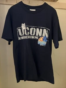 University of Connecticut Huskies Shirt Men’s M BLUE NCAA Final Four 1999 UCONN - Picture 1 of 6