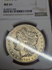 1884 O Morgan Silver Dollar Coin Certified By Ngc Ms 61 Toned $1 Y832