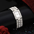 Gold / Silver Stardust Dazzling Diamonds Band Ladies Bracelet Wrist Watch Gift