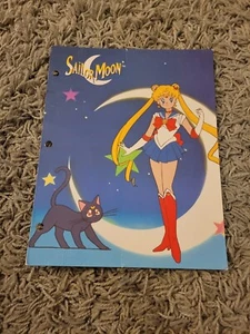 🔥🔥🔥 Sailor Moon 2 Pocket Mead Folder Portfolio Vintage 1995 - Picture 1 of 10