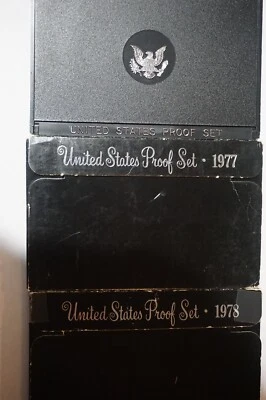 US PROOF SETS 1975, 1977, & 1978 ORIGINAL OWNER - Image 1 of 4