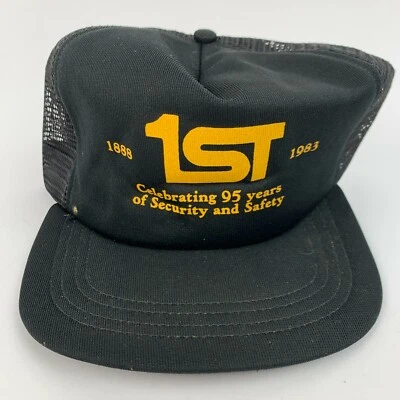1ª Celebración 95 Años de Seguridad y Seguridad Finchers Malla Camionero Gorra Gorra  Foto 1 de 4