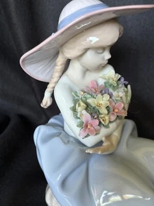 Lladro Figur #5862 "Duftender Blumenstrauß" Ausgabe 1992 Glanz OVP ein Fehler - Bild 1 von 13