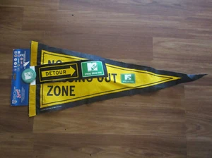 RARE MTV Spring Break 1998 Fan Pack: Pennant, Pin Button, Bumper Sticker Vintage - Picture 1 of 8