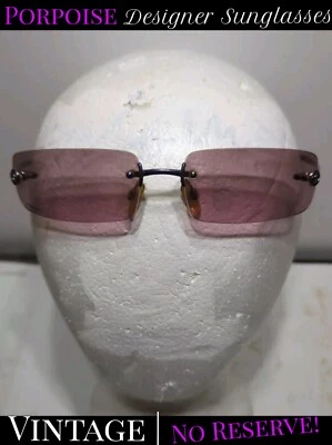 ✨DE COLECCIÓN✨ GAFAS DE SOL DE DISEÑO MARSOPA - Lentes moradas sin montura Foto 1 de 4