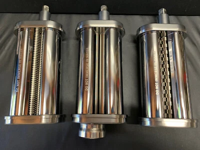 For KitchenAid Pasta Roller Cutter Maker 3-piece Stand Mixer Attachment NO/BOX - Image 1 of 4