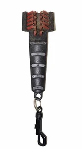 Black Widow Golf For Cleat Brush w/ Bag Clip Keychain - Picture 1 of 3