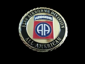 U.S ARMY 82ND AIRBORNE CHALLENGE COIN NEW IN PACKAGE COLLECTOR'S SERIES - Picture 1 of 11