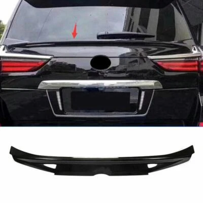 Alerón trasero negro brillante apto para Lexus LX570 2016-2021 barra labial del maletero Foto 1 de 4