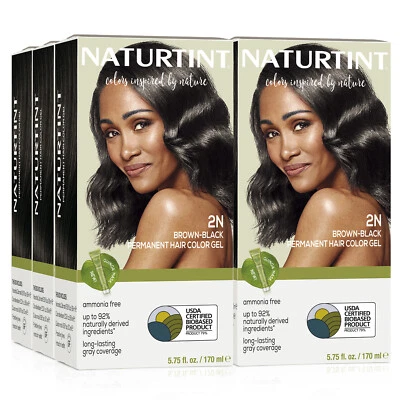 Naturtint Permanent Hair Color - 2N Brown Black  5.07 Fl Oz (Pack of 6) - Image 1 of 4