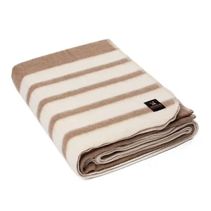Thick Alpaca Wool Blanket – Heavyweight Alpaca Wool Blanket for Camping Outdo... - Picture 1 of 4