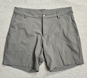 Lululemon Men's Commission Classic Fit Short 7" Warpstreme 33 Grey Gray Casual - Picture 1 of 10