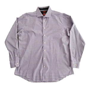 Kenneth Cole Awearness Shirt Men's 18 36-37 Tall Awear-Tech Non-Iron EUC Purple - Picture 1 of 15