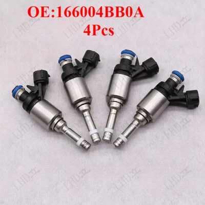 4 piezas inyectores de combustible 166004BB0A para Nissan Juke 2011 2012 2013 1,6 L~ Foto 1 de 4