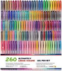 Glitter Gel Pen Aen Art Set Of 260 Unique Colors Glitter Pens With Grip F Gift