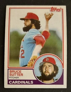 1983 Topps Bruce Sutter Baseball Card #150 Cardinals Pitcher GD/VG O/C - Picture 1 of 2