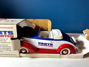 Parts Unlimited 1937 Chevy Cabriolet - Liberty Classics Die Cast Coin Bank 1:25 - Picture 1 of 5