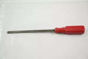 Unbranded 5-1/2" Inch Flat Coarse Double Cut File w/ Plastic Handle - Picture 1 of 5