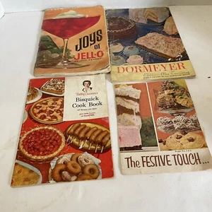 Lot Of 4 Vintage Recipe Cook Book Booklets Pamphlets 1950s - Picture 1 of 18