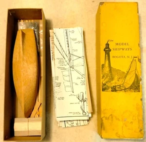VINTAGE Schiffsmodell Bogota N J New York Pilot Boot Phantom 1868 Holzschiff - Bild 1 von 2