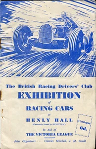 BRDC Exhibition of Racing Cars at Henly Hall c.1950/51 Railton E.R.A. Maserati - Picture 1 of 1