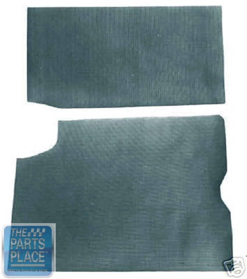 Pontiac GTO 1964-66 LeMans Tempest alfombrilla de goma para maletero negro aguamarina Foto 1 de 1