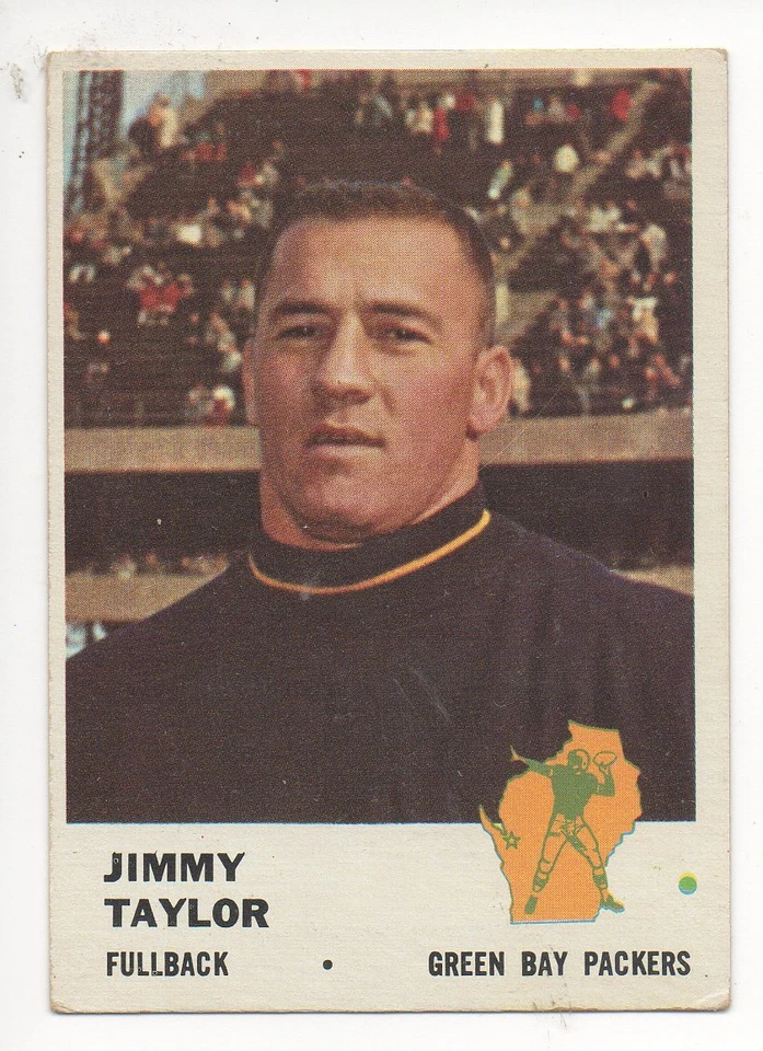 1961 Fleer Football Card #89 Jim Taylor-Green Bay Packers Vg Card - Image 1 of 1