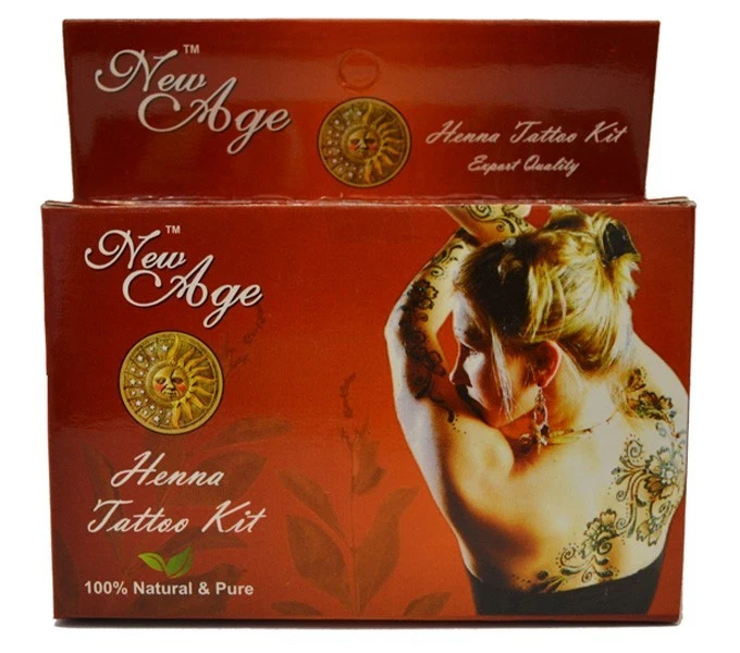 Kit de tatuaje de henna New Age Mehndi boda tatuaje arte corporal Foto 1 de 1