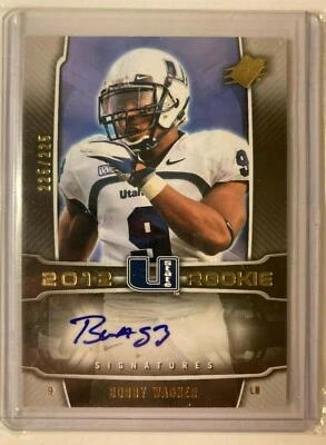Bobby Wagner AUTO~RC # 225/225 Upper Deck SPX 2012 True Rookie Autograph SP #112 - Image 1 of 3