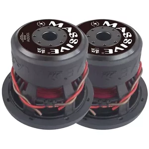 Par de subwoofer DVC de 8" 1000 W RMS 4 ohmios 2,5" audio masivo serie HIPPO MA-H84XR - Imagen 1 de 3
