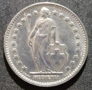 1971 SWITZERLAND ๐จ๐ญ 1 Franc Helvetia Standing FREE2Ship w/Tracking (1871) - Picture 1 of 7