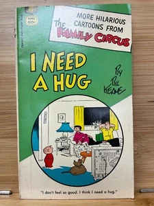 I Need A Hug Cartoon Comic Book - 1968 - Family Circus - Bil Keane Fawcett Libra - Picture 1 of 4