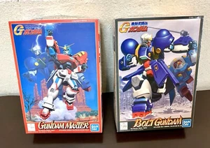 Bandai Gundam 1/144 Vintage NG Bolt Gundam & Gundam MaxTer G-Gundam Model Kit - Picture 1 of 8