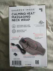 Sharper Image Calming Heat Massaging Neck Wrap - Picture 1 of 6