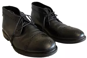 DUNHAM Men's Size 8.5 Upper Leather Dress Shoe Black - Picture 1 of 9