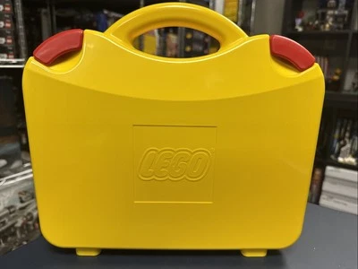 Lego Amarillo Estuche de Transporte Caja de Almacenamiento con Enganche con Divisores Intermedios con Legos Foto 1 de 3