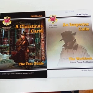 GCSE English: A Christmas Carol & An Inspector Calls, Revision Books X2, CGP - Picture 1 of 6
