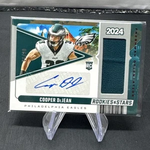 🔥Cooper DeJean Panini 24’ Rookies and Stars Auto Patch Numbered 86 of 99 🔥 - Picture 1 of 7