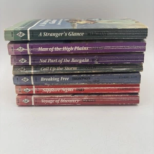 Lot of 7 Vintage Harlequin Romance Paperback Books 1980’s Novels - Picture 1 of 13