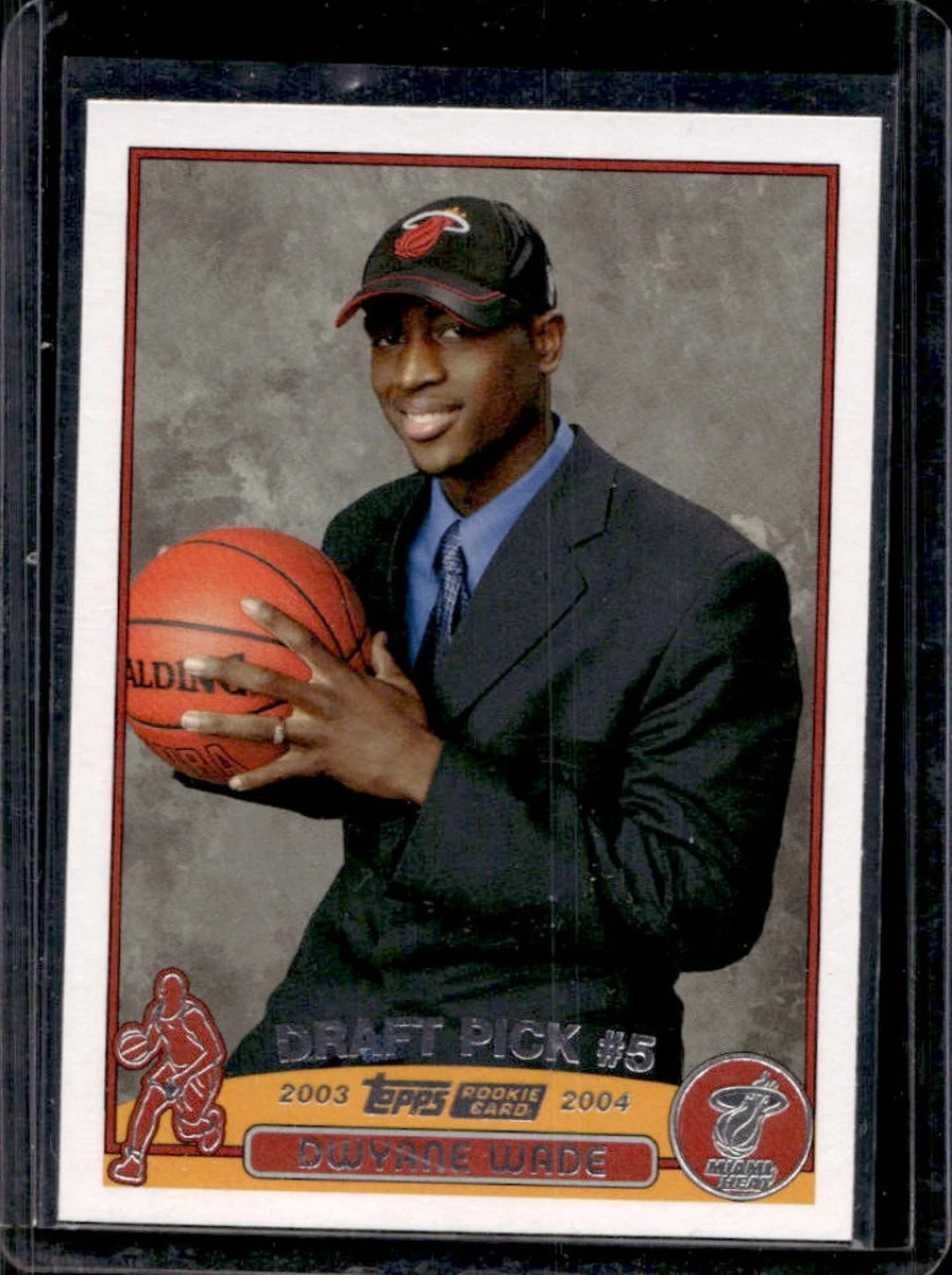 Toppws Dwyane Wade Rookie Basketball Trading Cards & Accessories