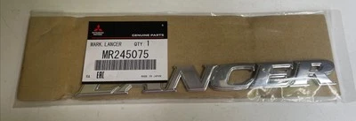 Mitsubishi MR245075 задний LANCER хром эмблема значок EVO 4 5 CP9A подлинная деталь - Изображение 1 из 4