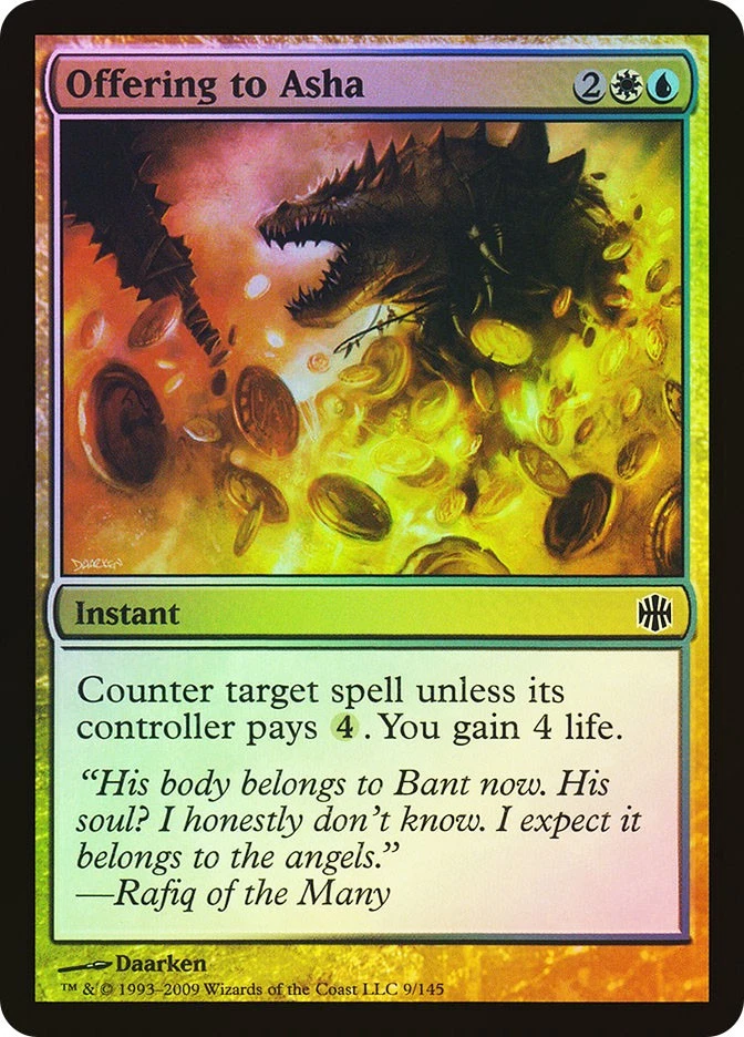 MTG FOIL Offering to Asha  - Alara Reborn #009 - Image 1 of 1